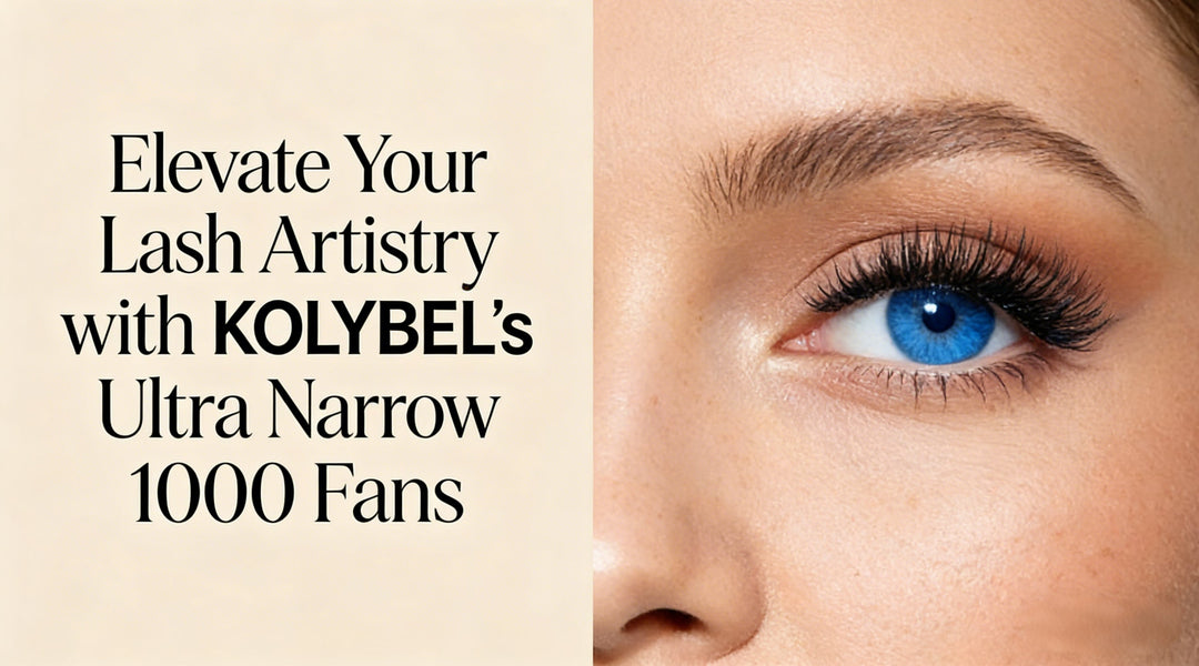 Elevate Your Lash Artistry with KOLYBEL's Ultra Narrow 1000 Fans