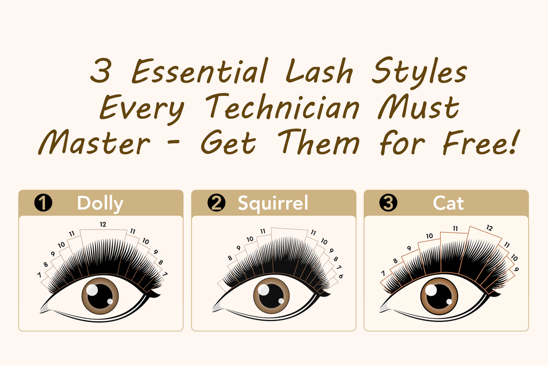 3 Essential Lash Styles Every Technician Must Master – Get Them for Free!