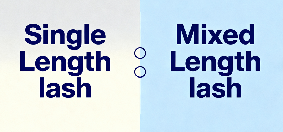 Single Length vs. Mixed Length Lash Extensions: What’s the Difference?