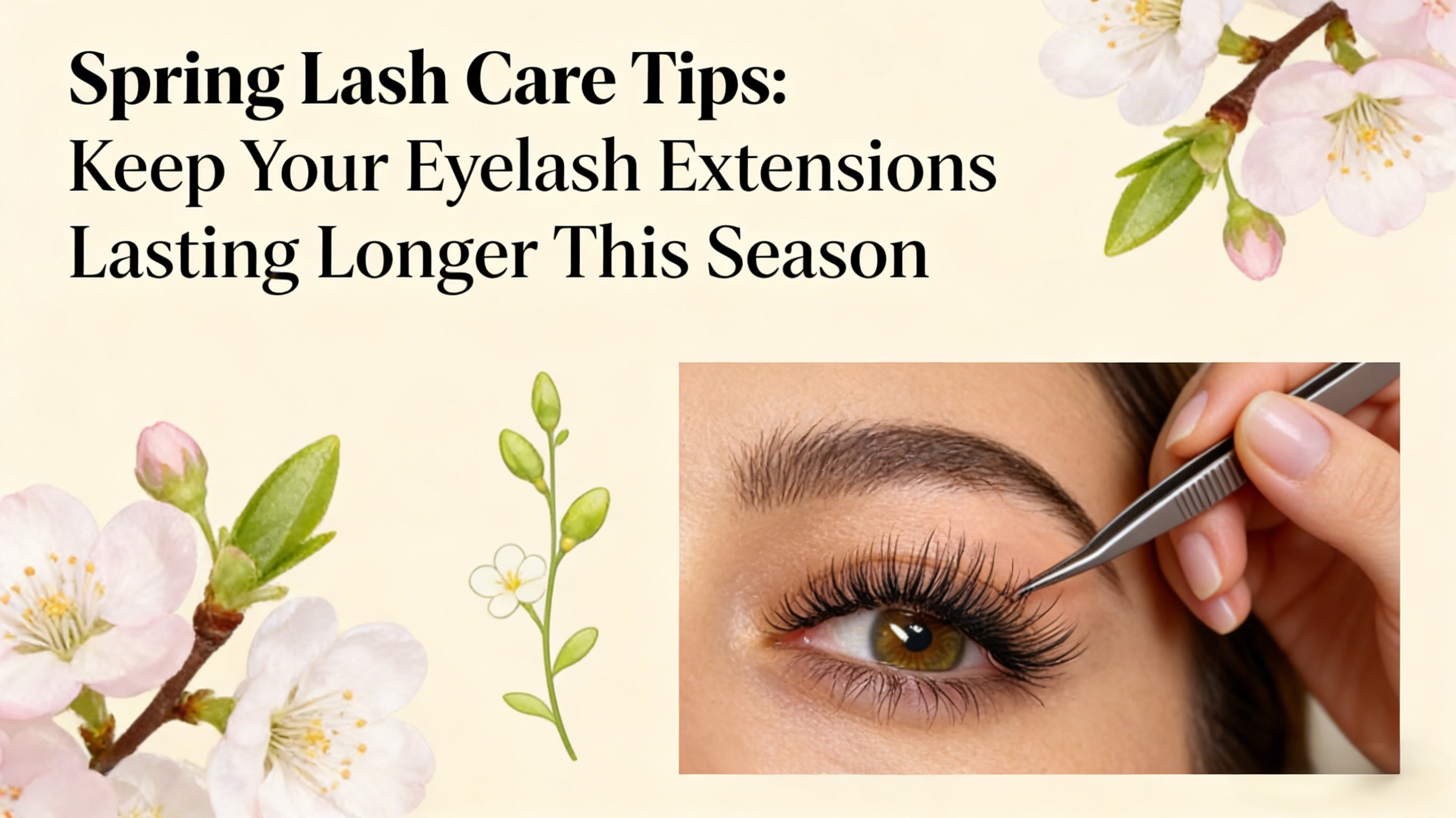 Spring Lash Spring Lash Care Tips: Keep Your Eyelash Extensions Lasting Longer Thi ...