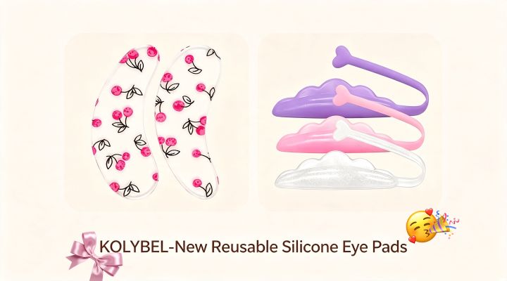 KOLYBEL-New Reusable Silicone Eye Pads Collection – For Lash Lifting
