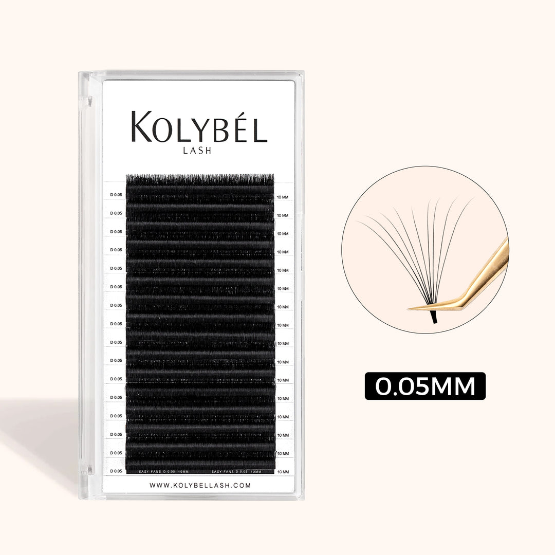 koybel lash Easy Fan Mega Volume Lashes 0.05mm (16 Rows)
