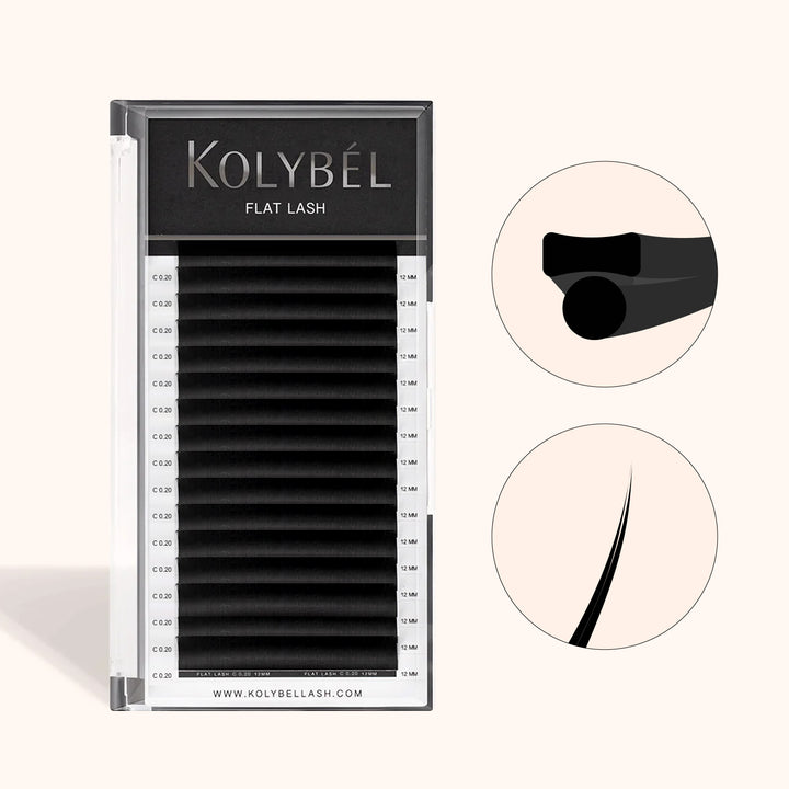 KOLYBEL LASH Ellipse Flat Lashes 0.20mm(16 Rows)