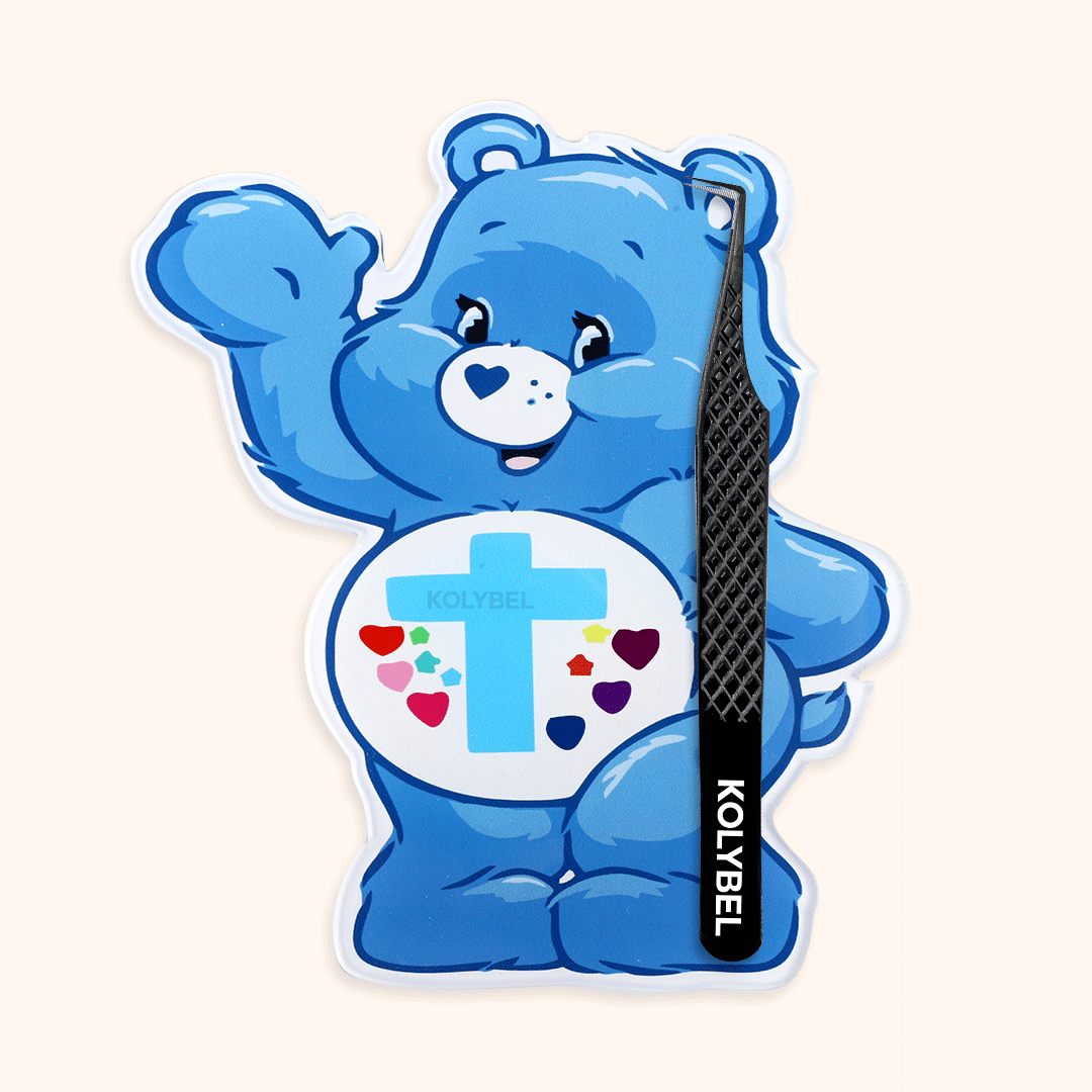 Cute Bear Tweezer Storage Grafting Pallet-kolybel