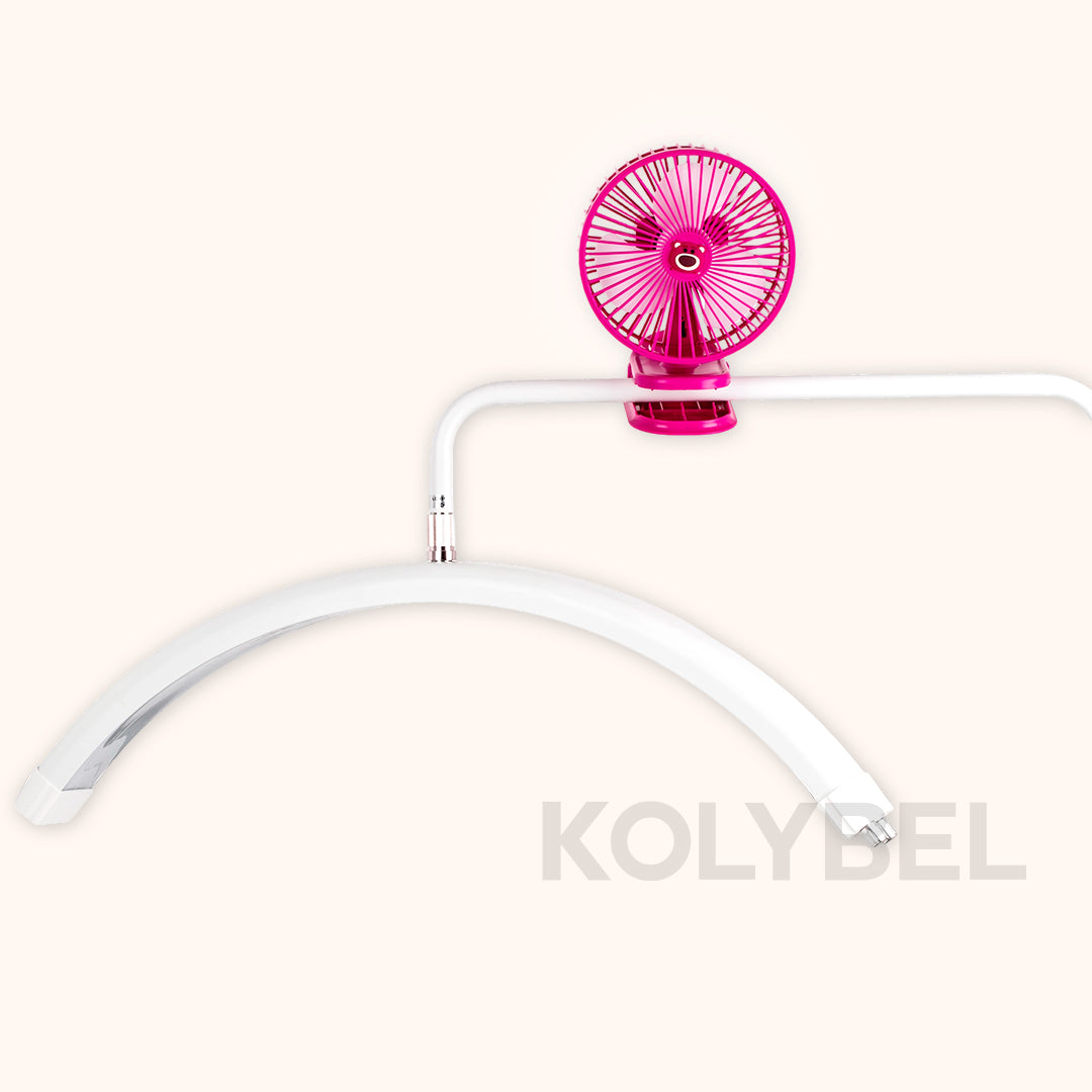 KOLYBEL LASH Clip Fan MIKEY PINK BEAR