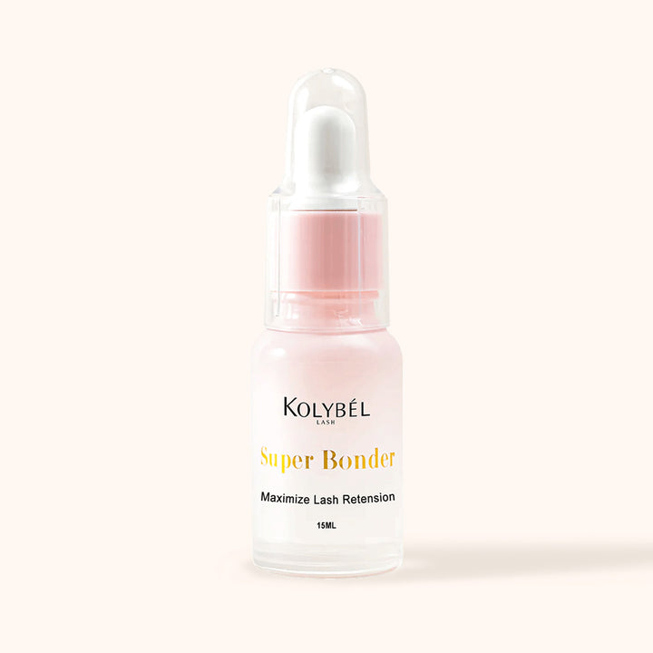KOLYBEL Pink Bottle Super Bonder With Dropper For Eyelash Extension (15ml)