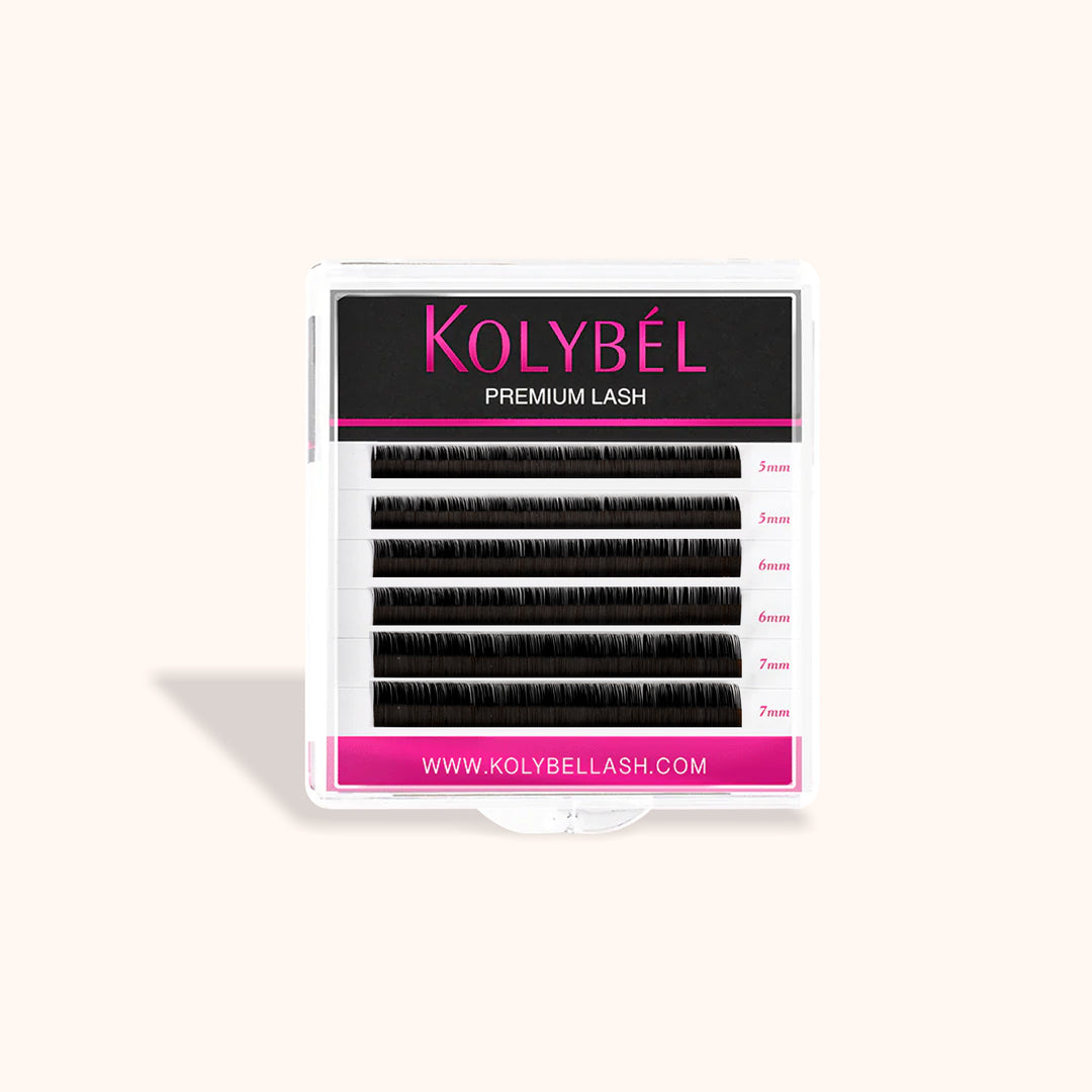 KOLYBEL  LASH Individual Bottom Lash Extensions B Curl (6Rows)