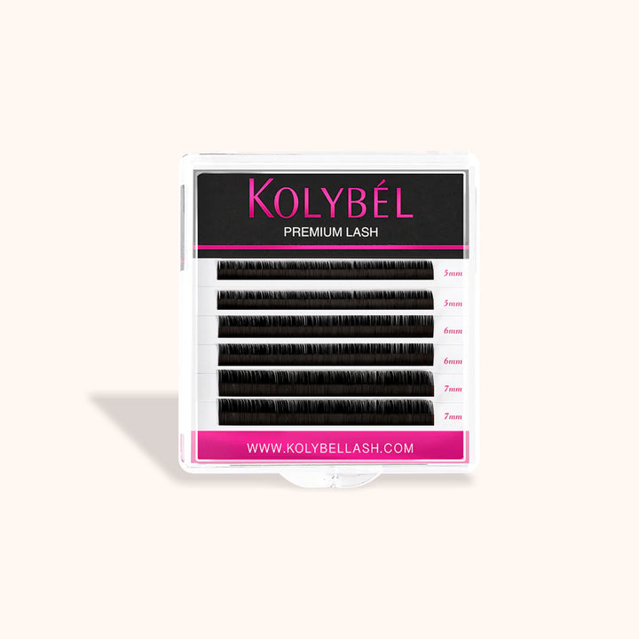 KOLYBEL  LASH Individual Bottom Lash Extensions B Curl (6Rows)