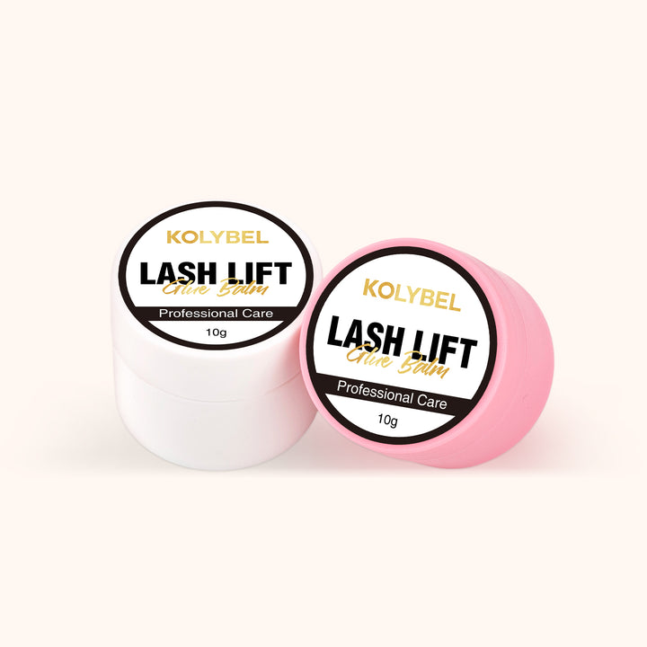 KOLYBEL Professional lash lift glue balm with upgraded strong hold. No slip mid-treatment, mess-free solid balm for eyelash lifts. For certified lash artists.