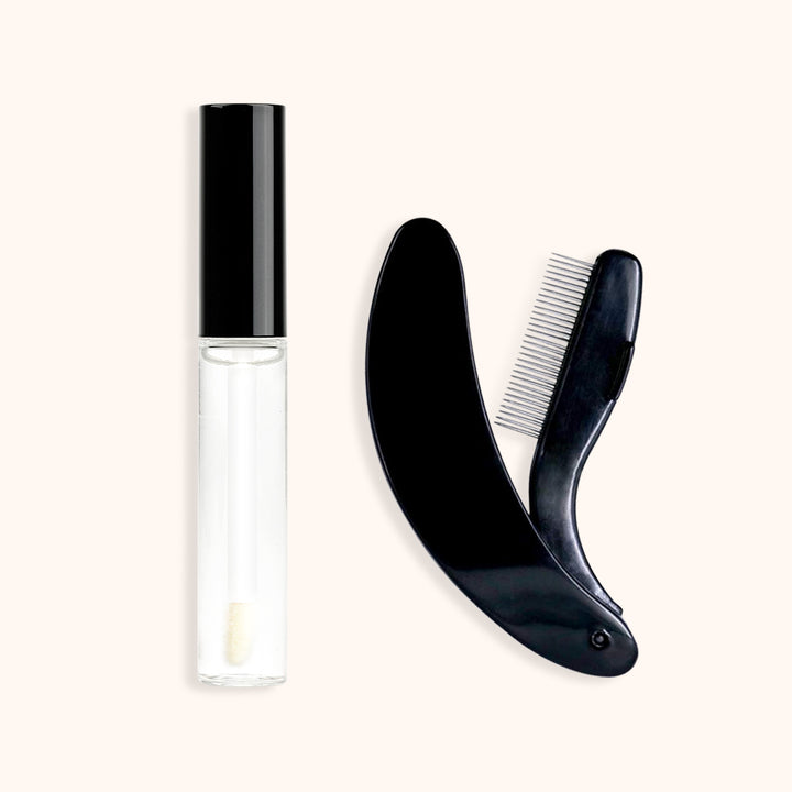 SPIKE STYLER Create sharp, defined spike eyelash extensions effortlessly with our all-black lash styling bundle. Includes clear spike styler glue & foldable metal lash comb, vegan cruelty-free, perfect for lash techs & DIY lash lovers.