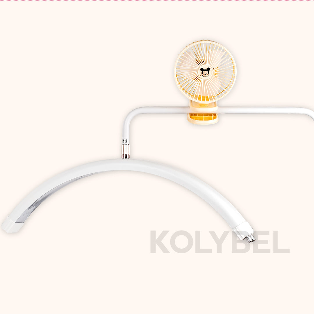 KOLYBEL LASH Clip Fan MIKEY PINK BEAR