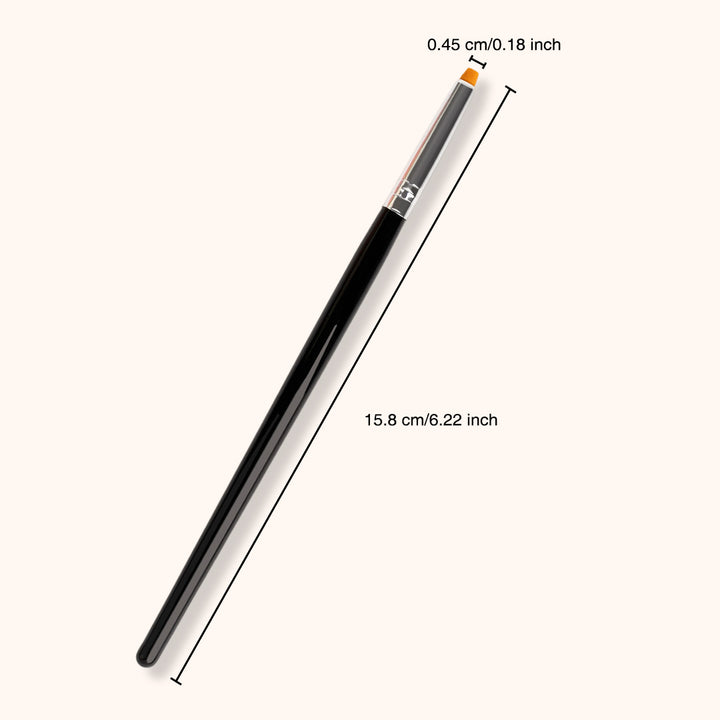KOLYBEL Precision Lash Lift Balm Brush features ultra-soft dense synthetic bristles for even balm application and precise lash alignment. Ergonomic lightweight design ideal for professional lash lifts, eyelash perms and brow lamination, 100% vegan and cruelty-free.