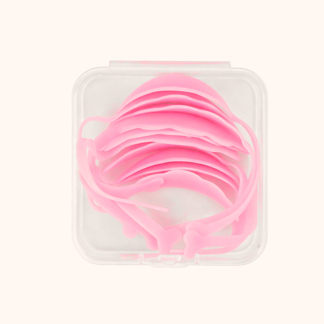 KOLYBEL 2-in-1 curvature compensator lash lift pads made of medical-grade reusable silicone. Non-slip, easy-clean lash shields save salon time, deliver even lifts for professional lash lifts & perms. 100% vegan & cruelty-free.