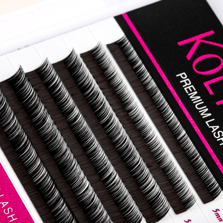 KOLYBEL  LASH Individual Bottom Lash Extensions B Curl (6Rows)