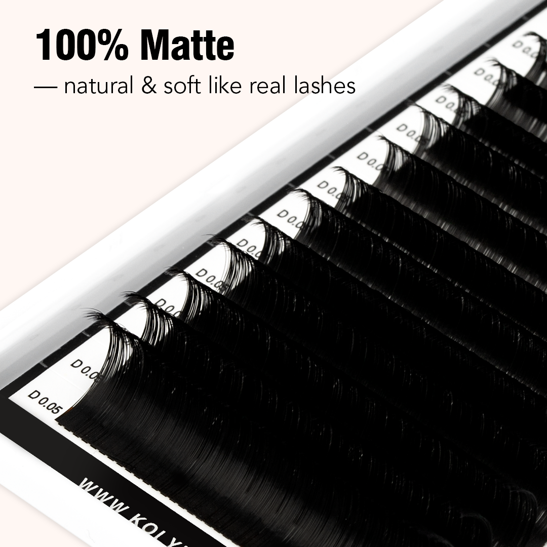 Shimmy-Free Lash Extensions 0.05mm (16Rows) US
