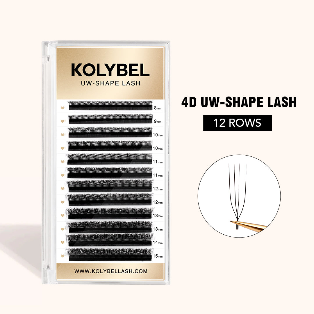 kolybel lash U-Shape W / U-W 4D Lashes 