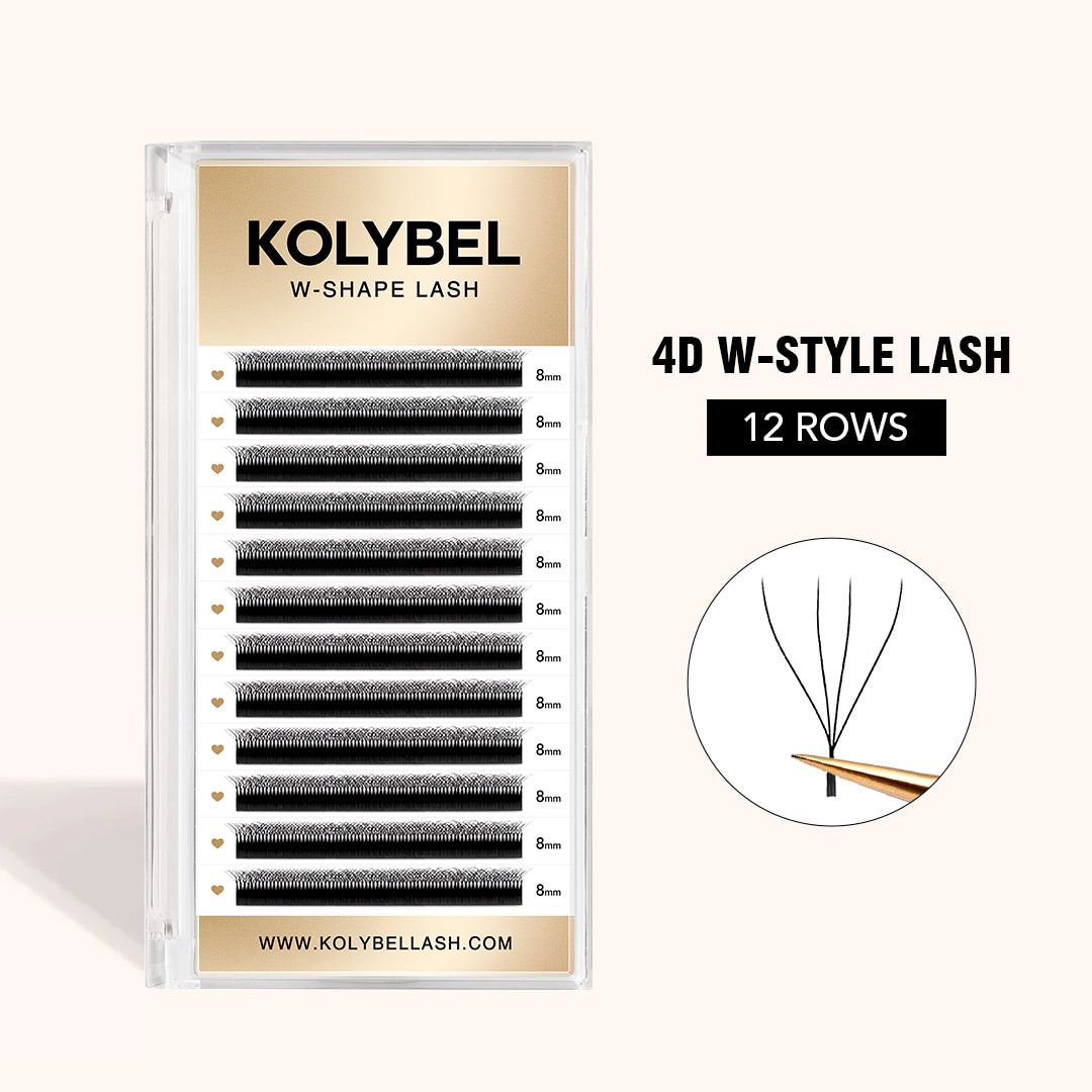KOLYBEL W Style 4D Premade Volume Fan Lashes