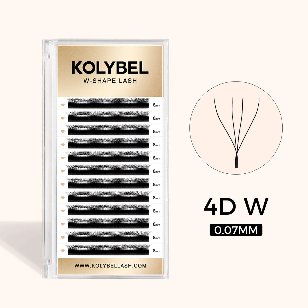 KOLYBEL YY Premade Volume Fans UYY Premade Volume Fans W SHAPED Premade Volume Fans U -SHAPED W Premade Volume Fans YY LASHES UY LASHES W LASHES UW LASHES