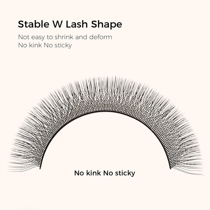 KOLYBEL YY Premade Volume Fans UYY Premade Volume Fans W SHAPED Premade Volume Fans U -SHAPED W Premade Volume Fans YY LASHES UY LASHES W LASHES UW LASHES