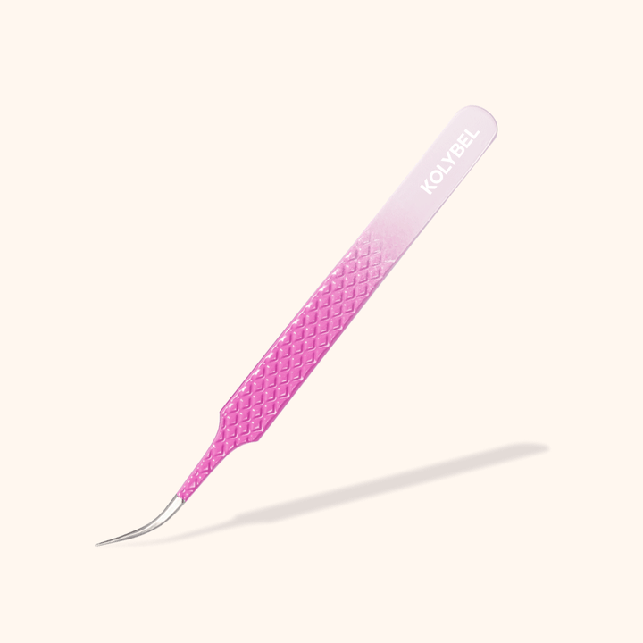 https://www.kolybellash.com › products › kp-08-ombre-pink-white-tweezers-for-eyelash-extension-us
