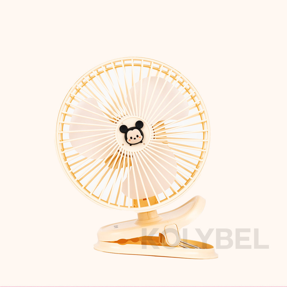 KOLYBEL LASH Clip Fan MIKEY PINK BEAR