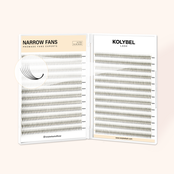 6D Narrow Promade Pointy Base Volume Lash Fans (1000 Fans) US