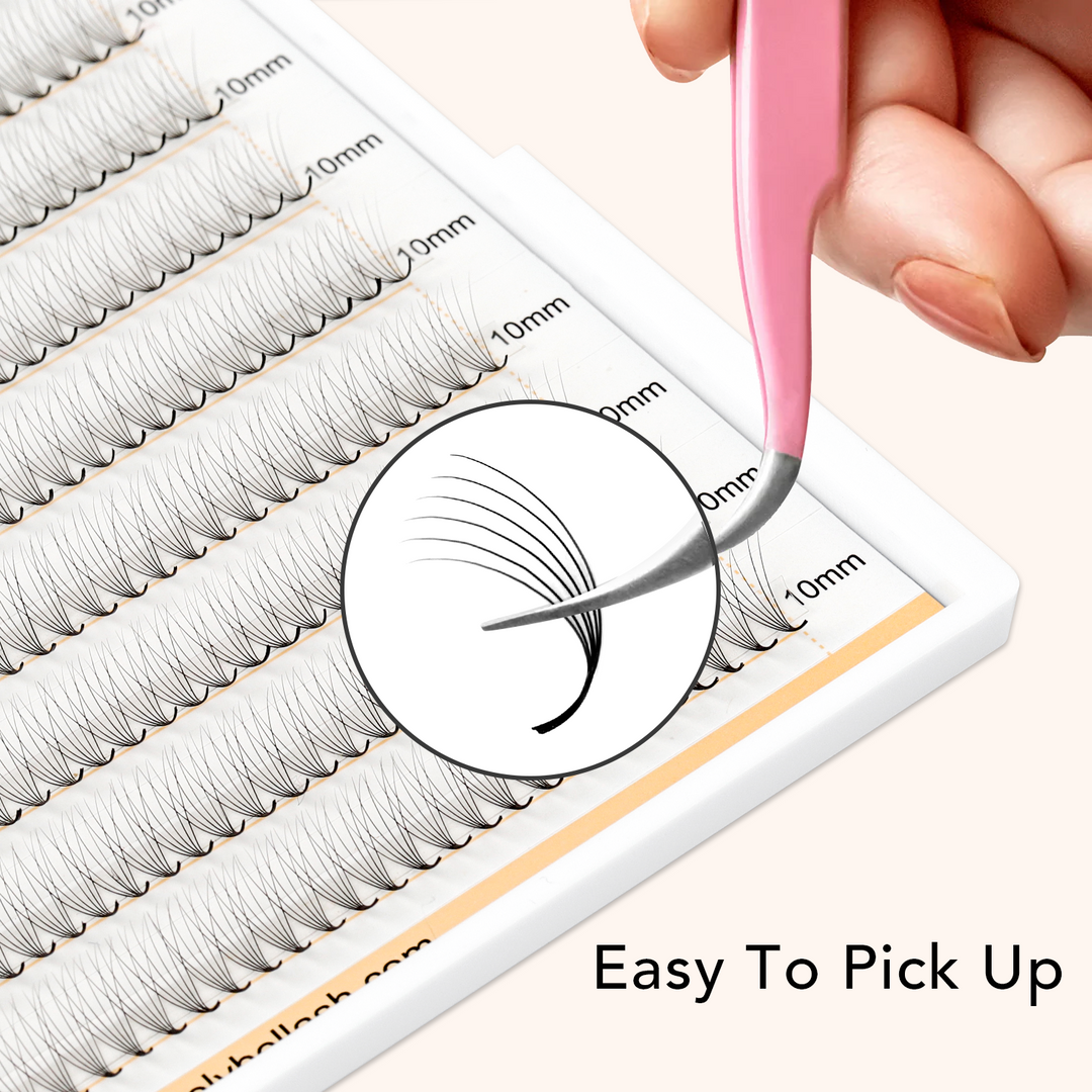 6D Narrow Promade Pointy Base Volume Lash Fans (1000 Fans) US