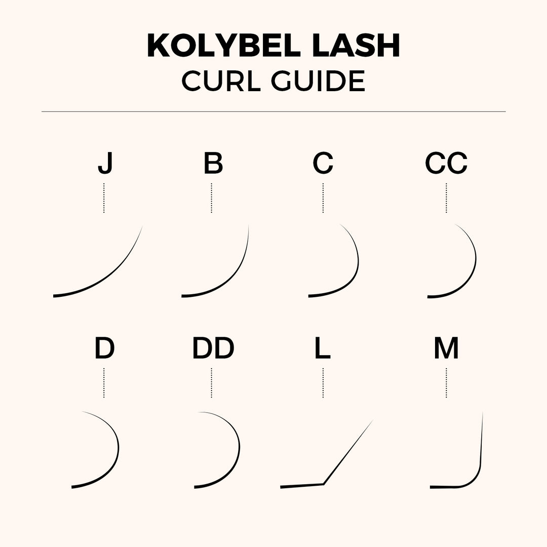 KOLYBEL LASH Ellipse Flat Lashes 0.15mm(16 Rows)