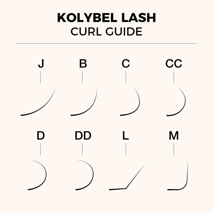 KOLYBEL LASH Ellipse Flat Lashes 0.15mm(16 Rows)