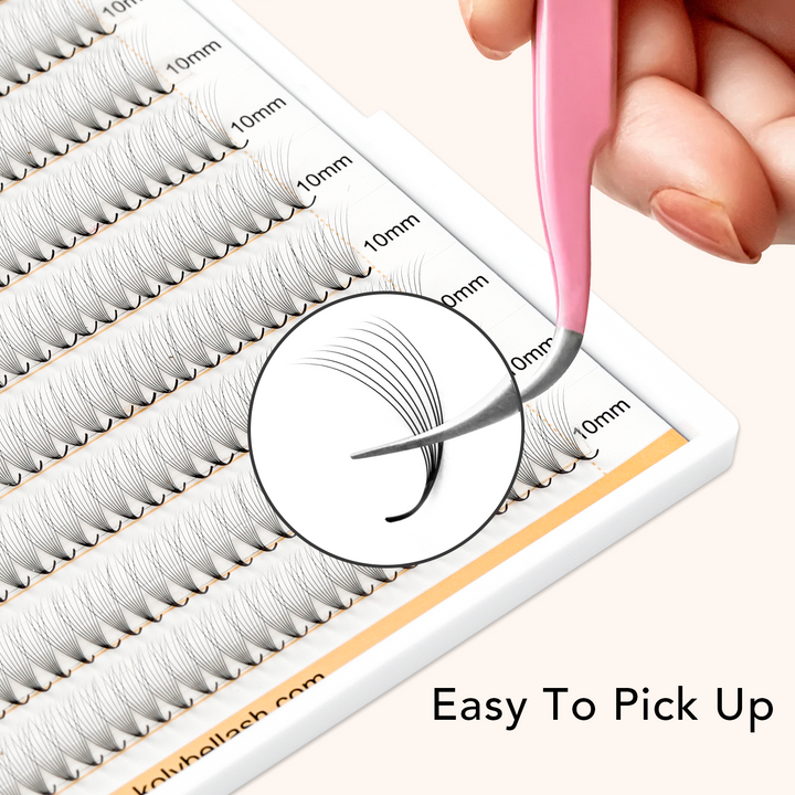 8D Narrow Promade Pointy Base Volume Lash Fans (1000 Fans)US