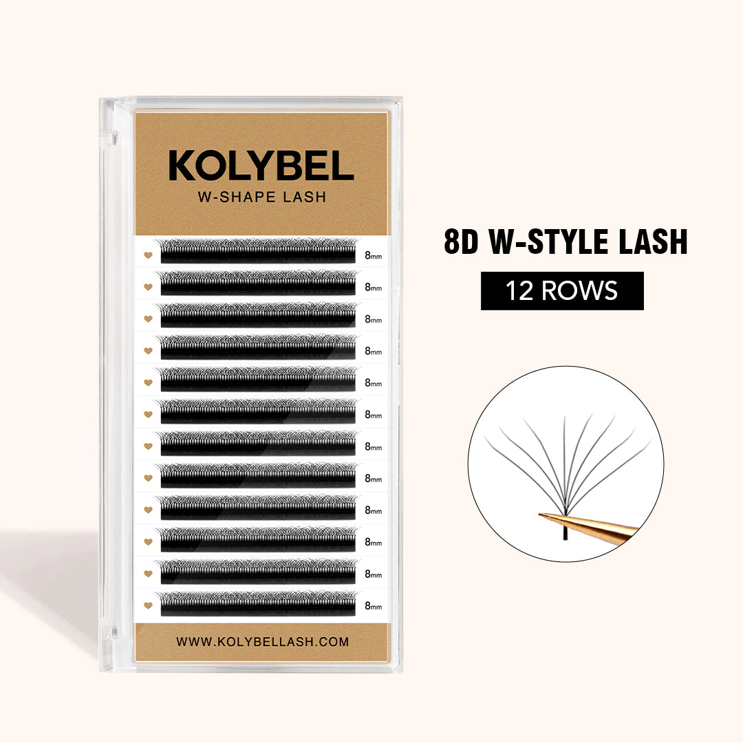 KOLYBEL W Style 8D Premade Volume Fan Lashes