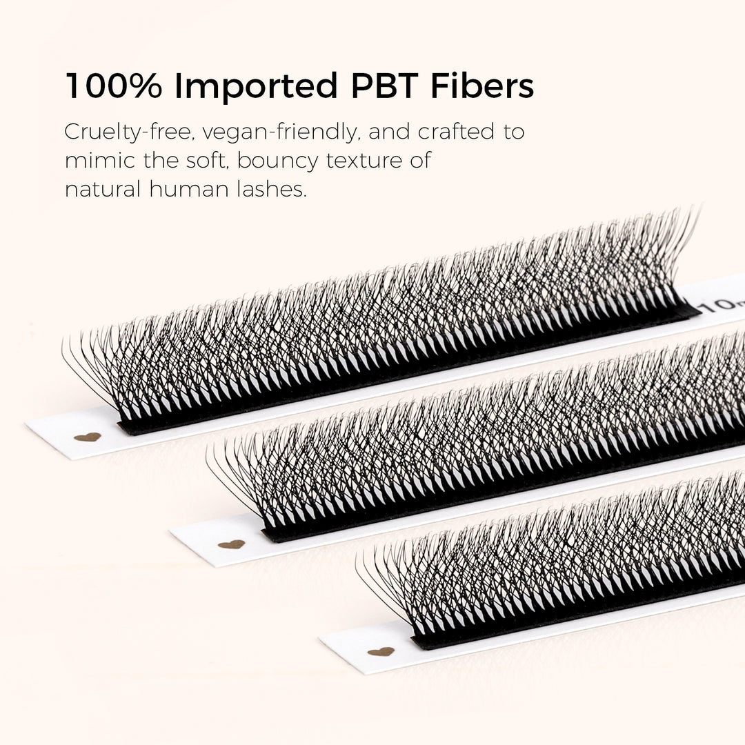 KOLYBEL YY Premade Volume Fans UYY Premade Volume Fans W SHAPED Premade Volume Fans U -SHAPED W Premade Volume Fans YY LASHES UY LASHES W LASHES UW LASHES