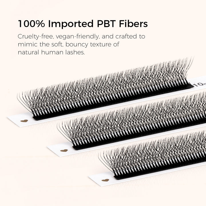 KOLYBEL YY Premade Volume Fans UYY Premade Volume Fans W SHAPED Premade Volume Fans U -SHAPED W Premade Volume Fans YY LASHES UY LASHES W LASHES UW LASHES