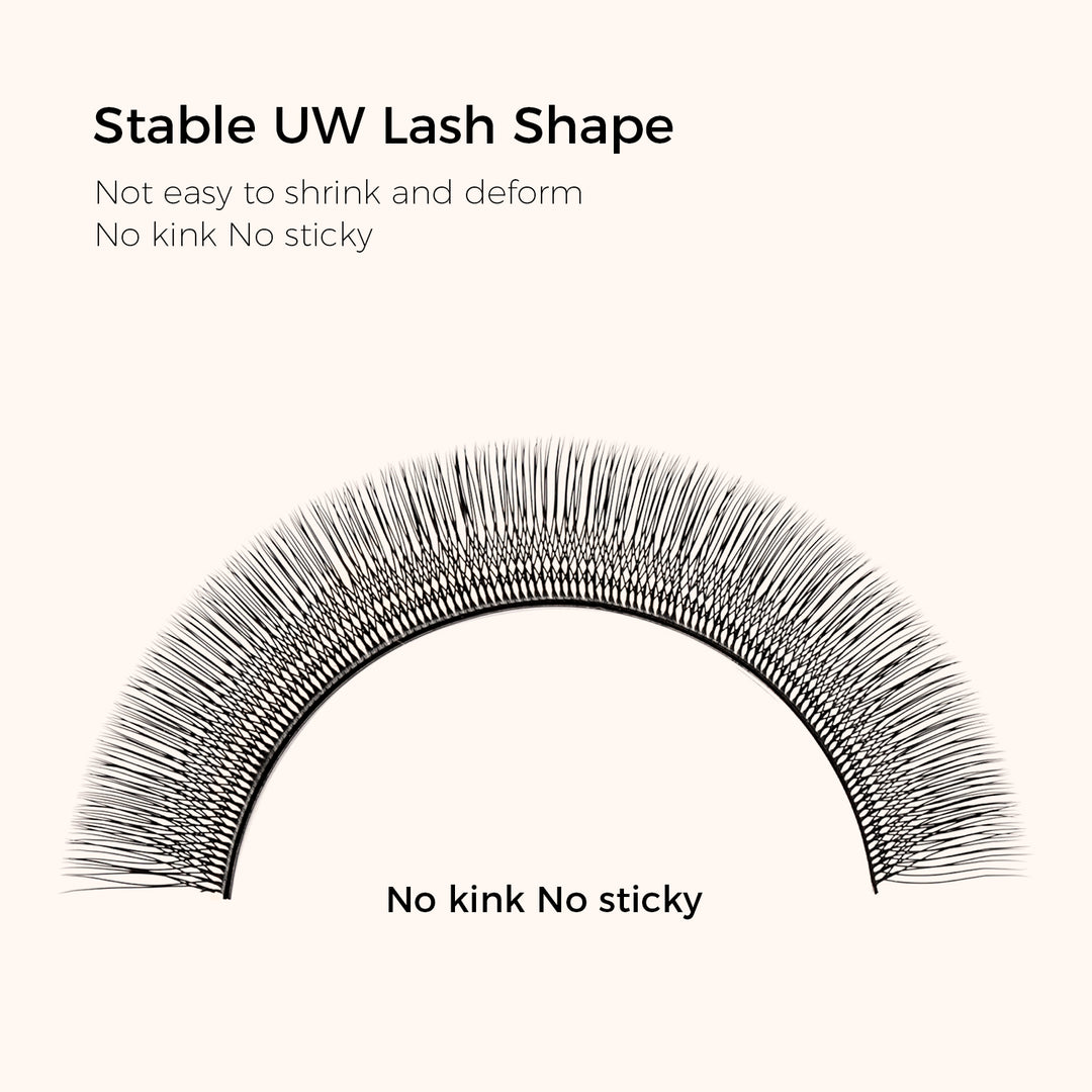 KOLYBEL LASH U-Shape YY Volume Lashes U-Shape W / U-W D Lashes UW LASHES