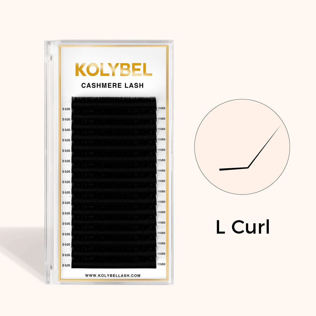 Cashmere Lash Extensions L Curl (16Rows)