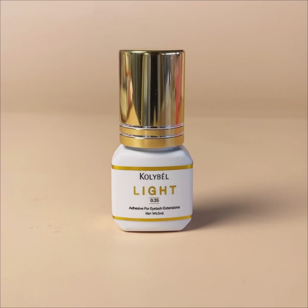 0.3 Second LIGHT Adhesive Eyelash Extension Glue (5ml)-kolybel