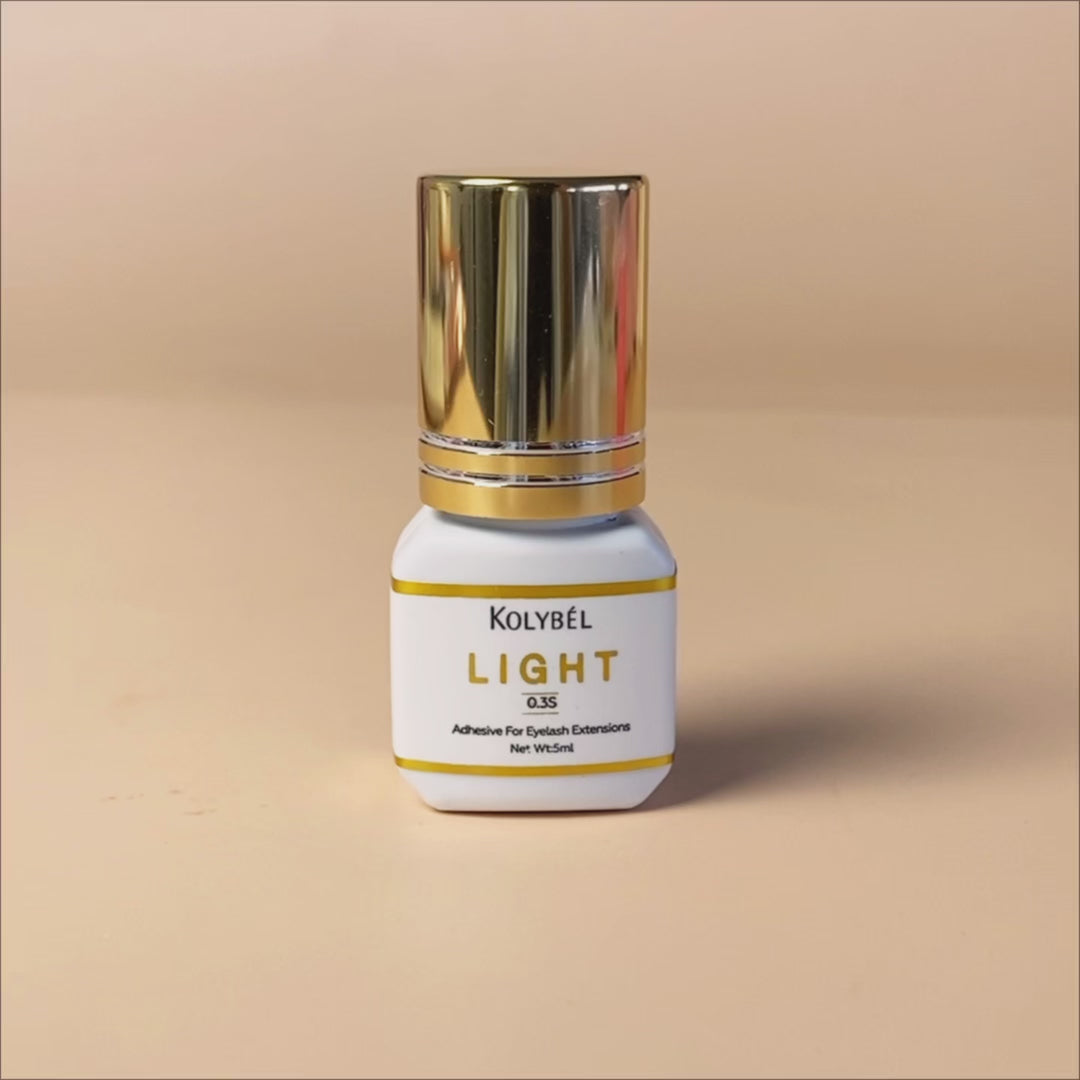 0.3 Second LIGHT Adhesive Eyelash Extension Glue (5ml)-kolybel