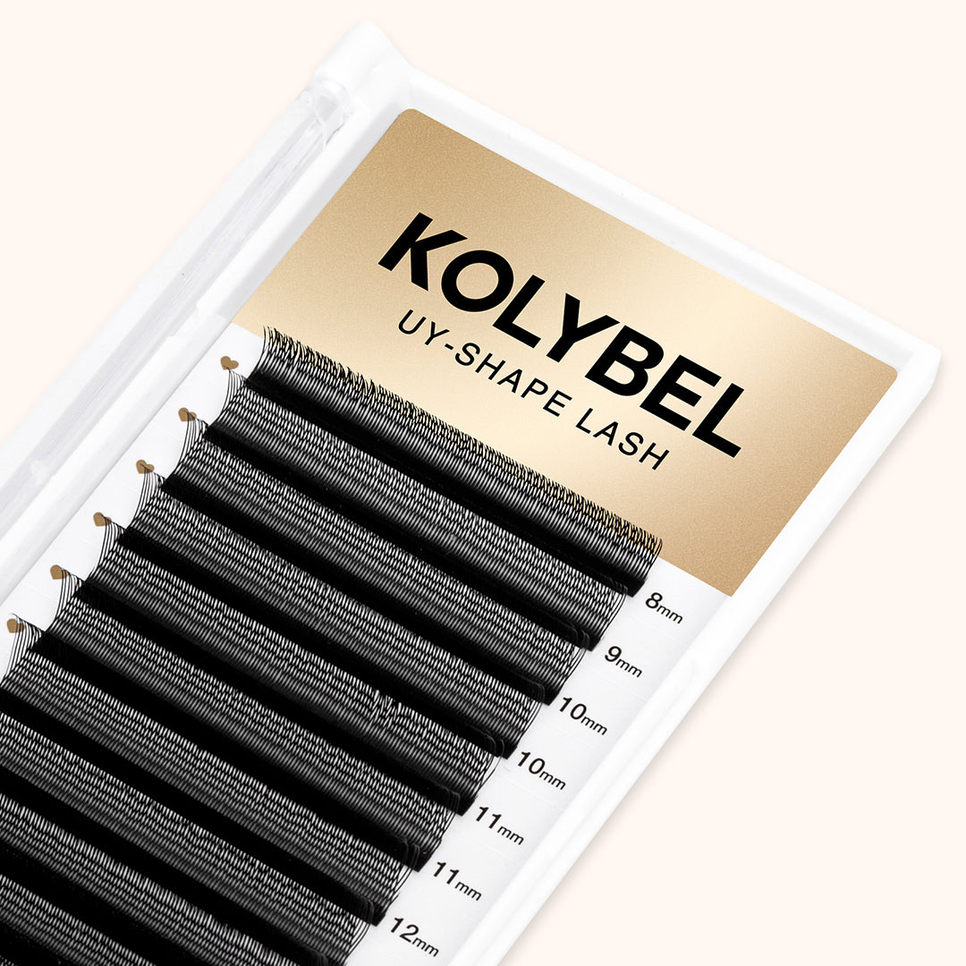 0.07MM YY Vorgefertigte Volumen Fächer Wimpernverlängerung (16 Reihen)