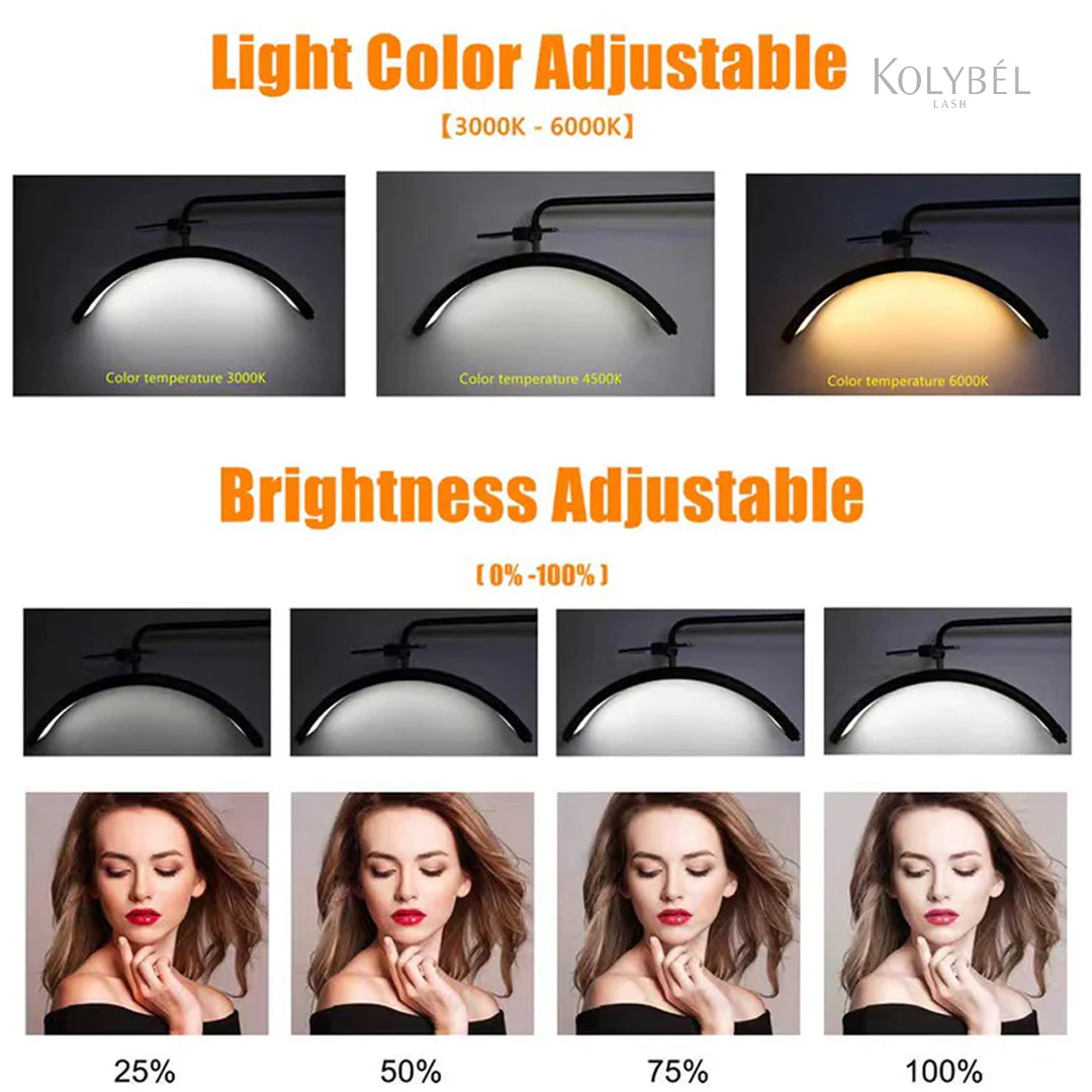 LED Moon Light Half Lamp for Eyelash Extensions – Kolybel